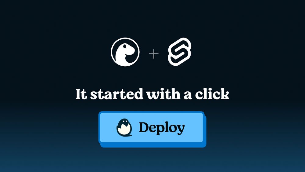 It started with a click!
Deno and Svelte deploying now to Deno Deploy with a click of a button.