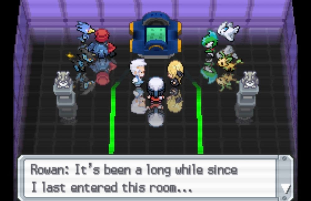 Pokemon Following Platinum's Hall of Fame.
