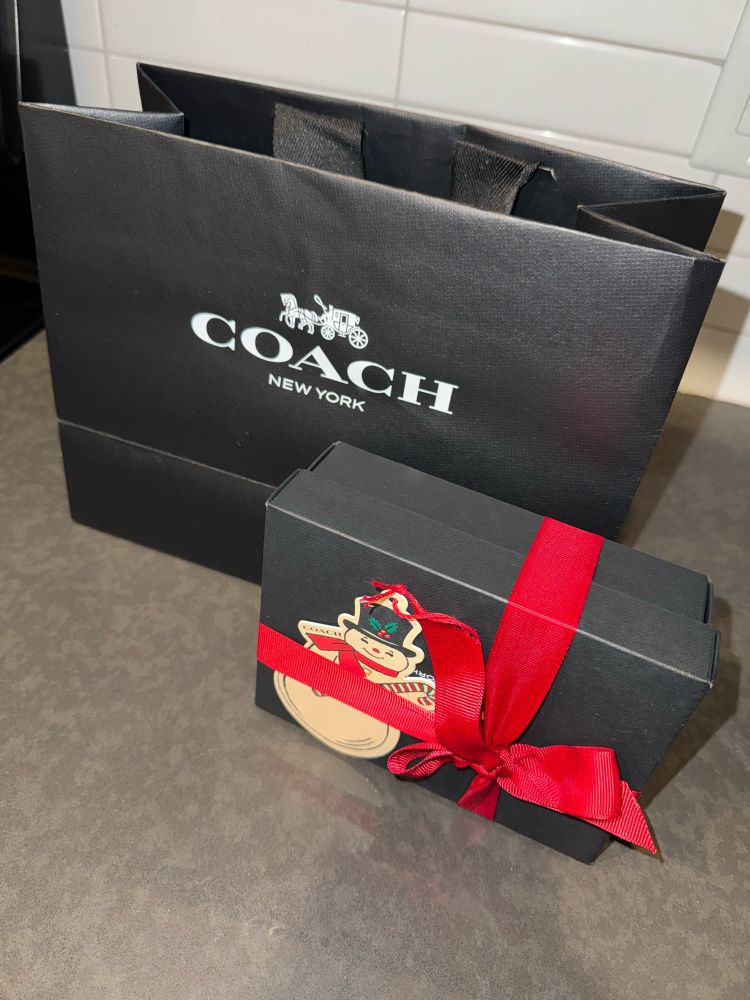 Coach box and bag 