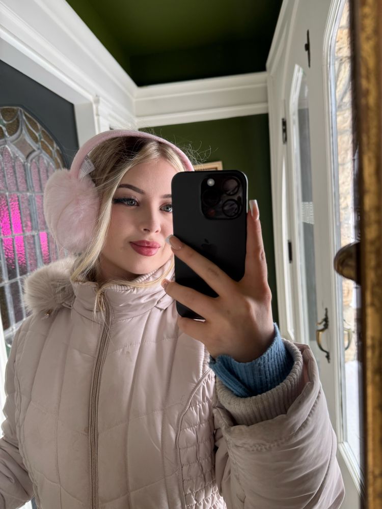 Jade with ear muffs 