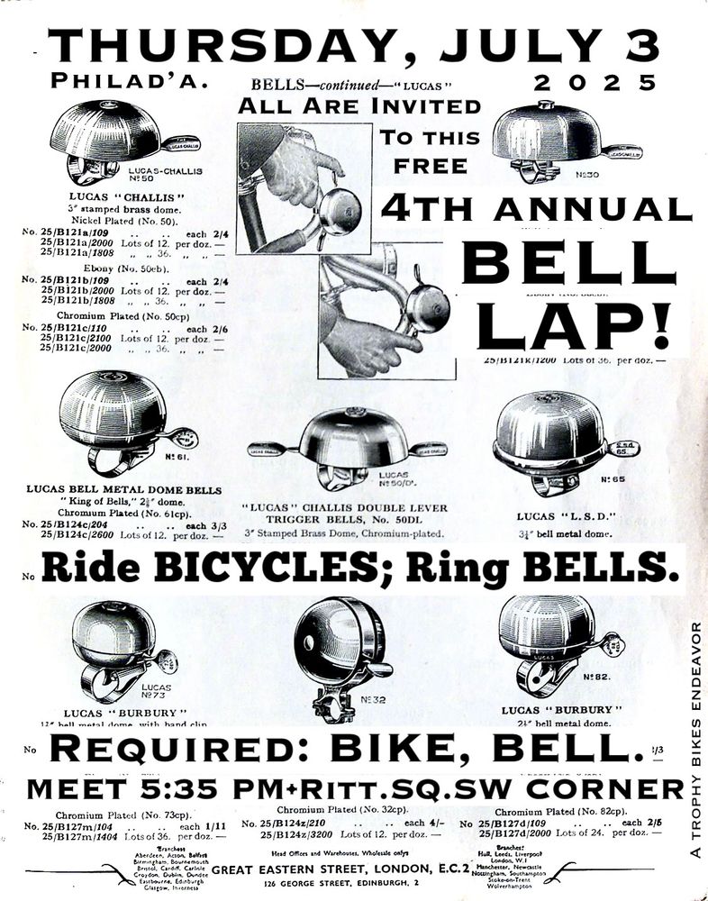 The “BELL LAP!” is a party -paced ride that proclaims Freedom of Movement a full day early. 