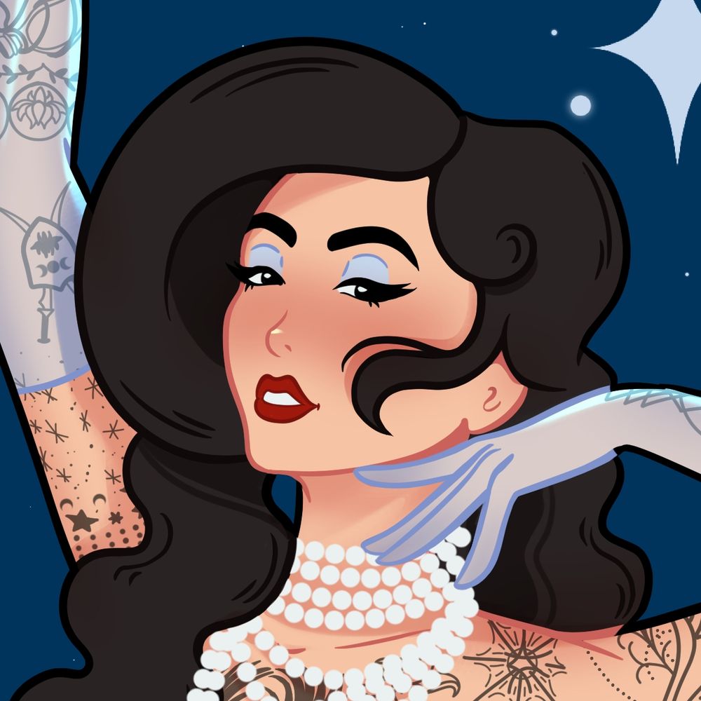 Yana on a moon being hot as HECC by RiverFox