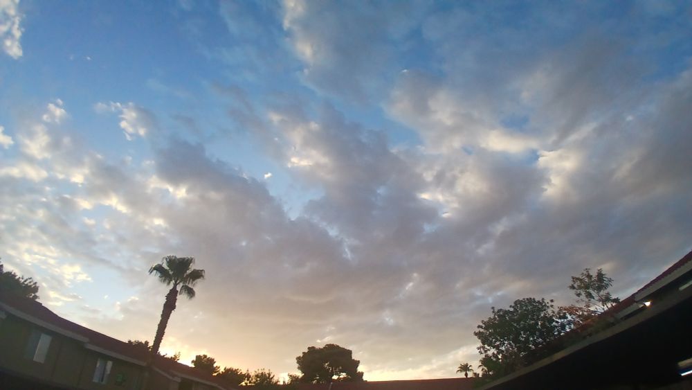 Sunrise clouds