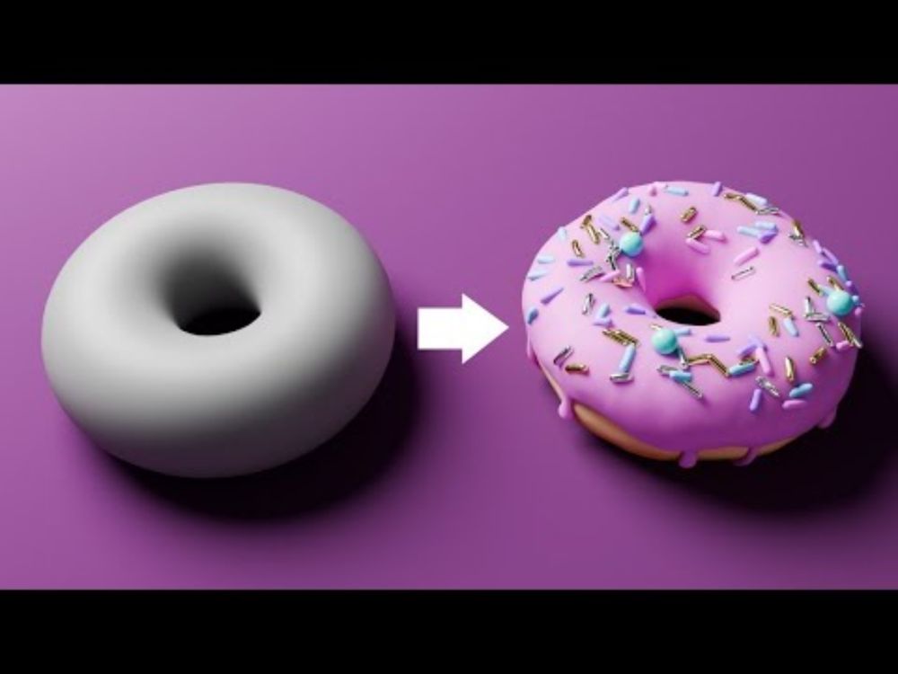 Blender 4.0 Beginner Donut Tutorial (NEW) - YouTube