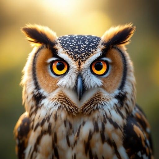 What a handsome superb owl!