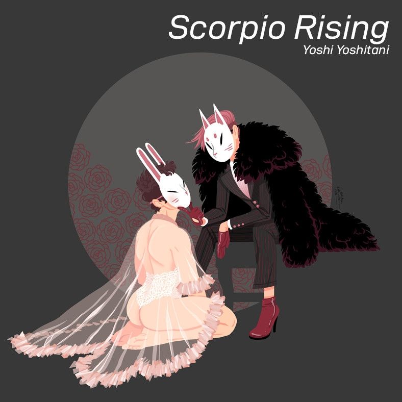 Scorpio Rising foxy fashion print