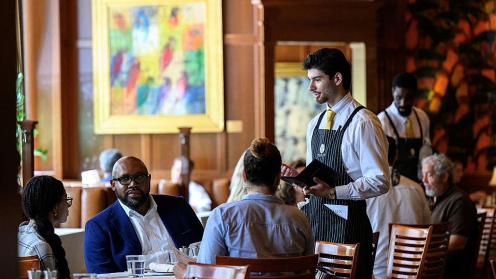 The number of patrons dining out in D.C. has plummeted since President Trump deployed federal troops across the city, according to research conducted by OpenTable.