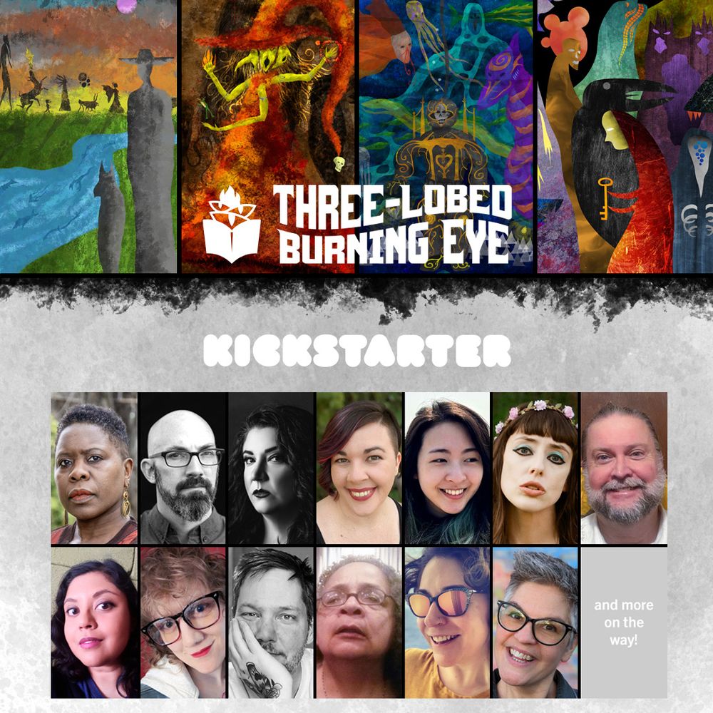 The faces of 13 authors listed above, along with the 3LBE icon and cover artwork.