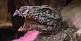 SkekSo, first Skeksis emperor, dying
