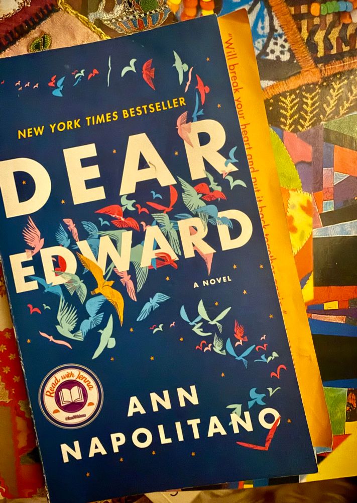 Book Cover: Dear Edward, written by Ann Napolitano. What an amazing life Edward, the 12 year old boy who lost everything, is destined to live despite the most tragic event in his life. All 191 souls left behind shape him in the most profound way, as do all the people who help him recover (Shay, the girl next door, is just perfect in this story). 