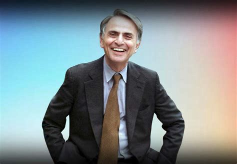 Carl Sagan smiling