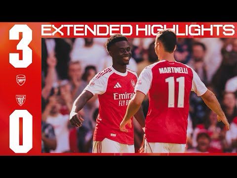 EXTENDED HIGHLIGHTS | Arsenal vs Athletic Club (3-0) | Capping pre-season with a victory