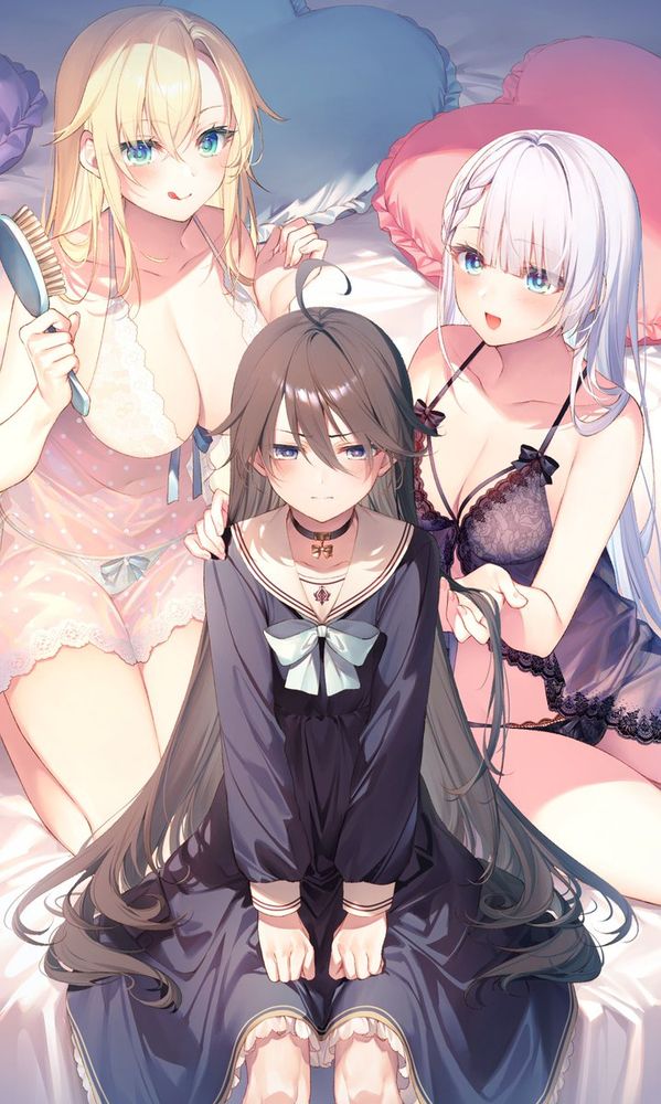 Protagonist of Seiken Gakuin no Maken Tsukai in her natural state