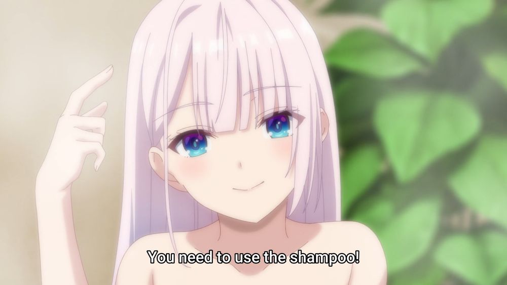 Seiken Gakuin no Maken Tsukai bathing scene