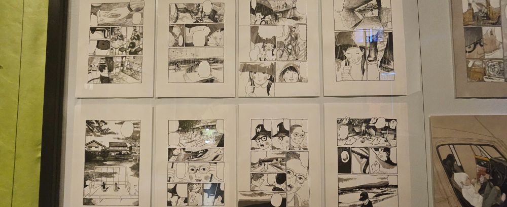 eight comic pages from Taiyo Matsumoto's Sunny 