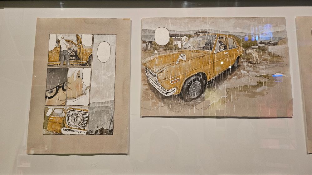 color comic pages from Taiyo Matsumoto's Sunny 
