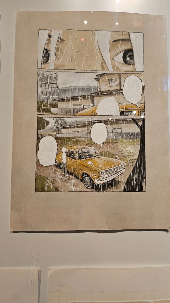 color comic page from Taiyo Matsumoto's Sunny 