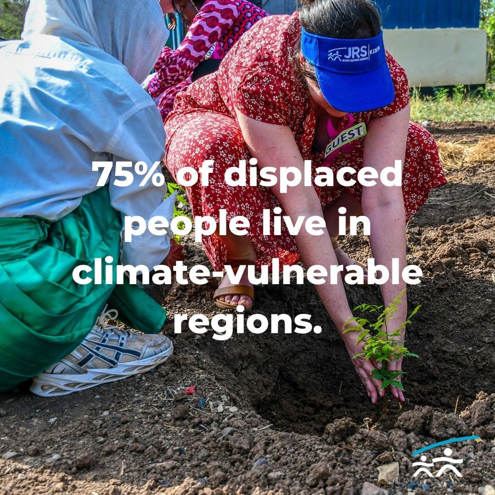 75% of displaced people live in climate-vulnerable regions