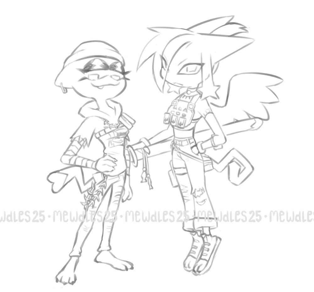 Mewds and Wesl dressed up as Meow Skulls and Cate Meowdy from the video game Fortnite.
