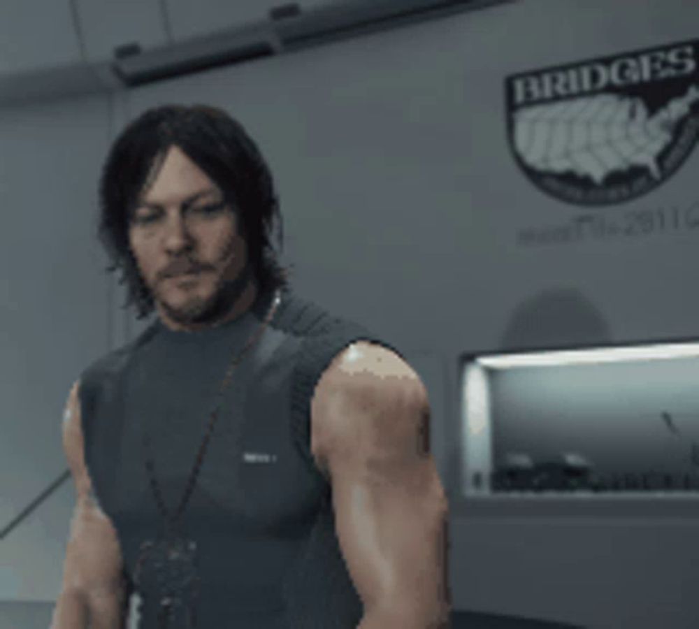 Sam Porter Bridges Death Stranding GIF