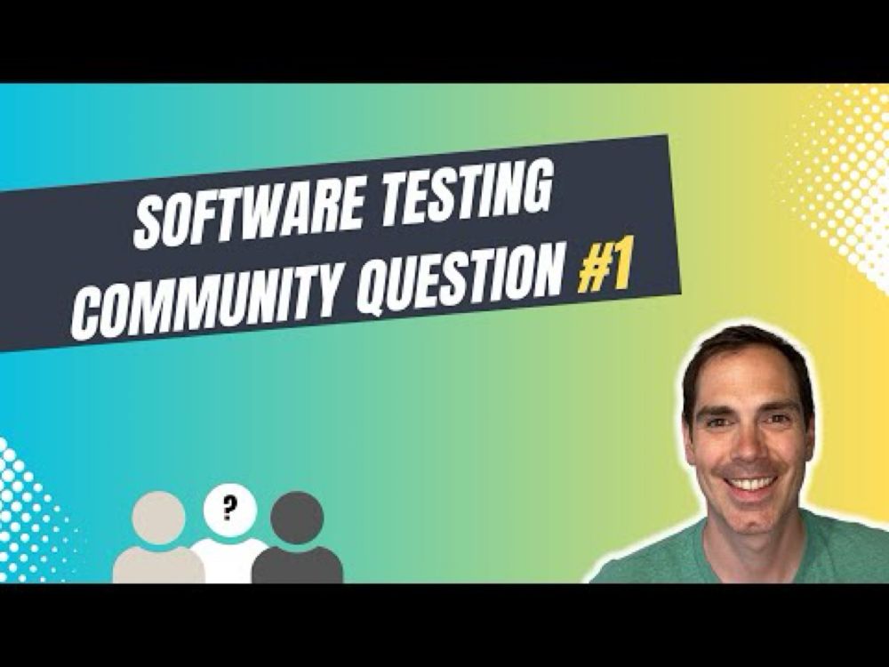 Software Testing Community Question No. 1