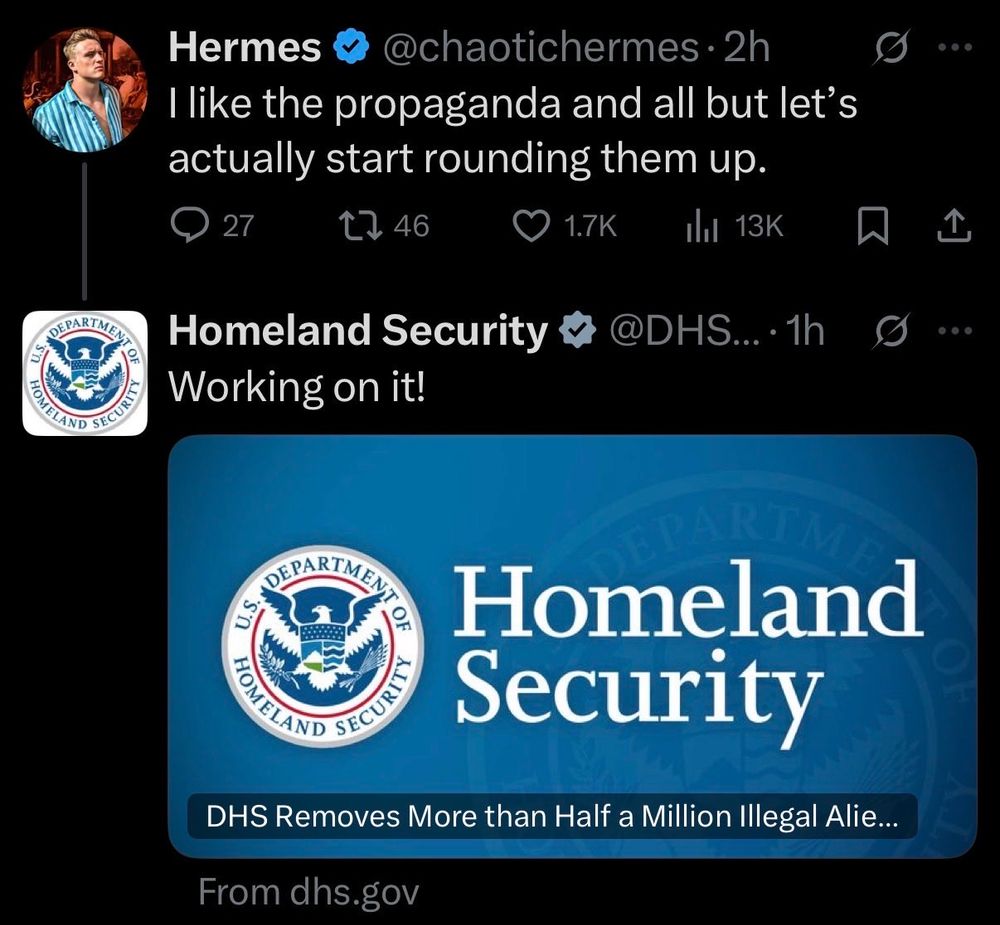 Hermes: I like the propaganda and all but let's actually start rounding them up.

DHS: Working on it!