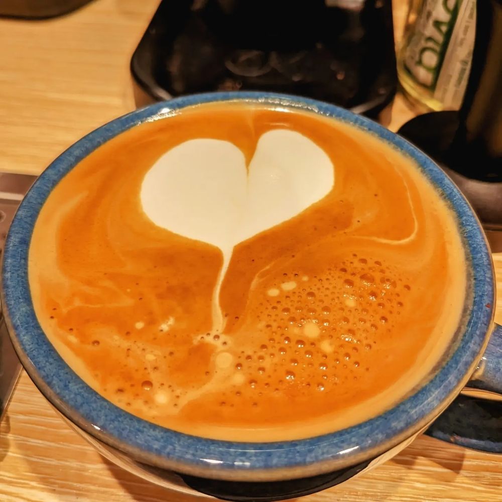 Day 3 Bonus evening latte in new cup. Finally felt like the right amount of foam yay!