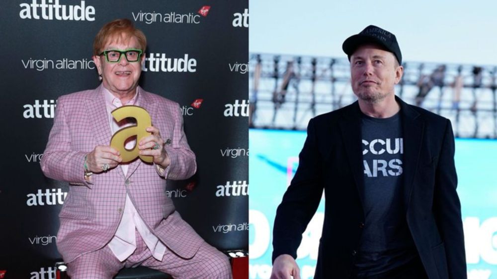 Elton John chama Elon Musk de 'c*zão' ao receber prêmio