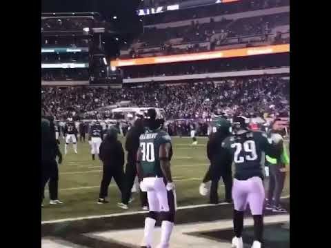 Eagles players getting hype off Meek Mill’s Dreams & Nightmares Intro