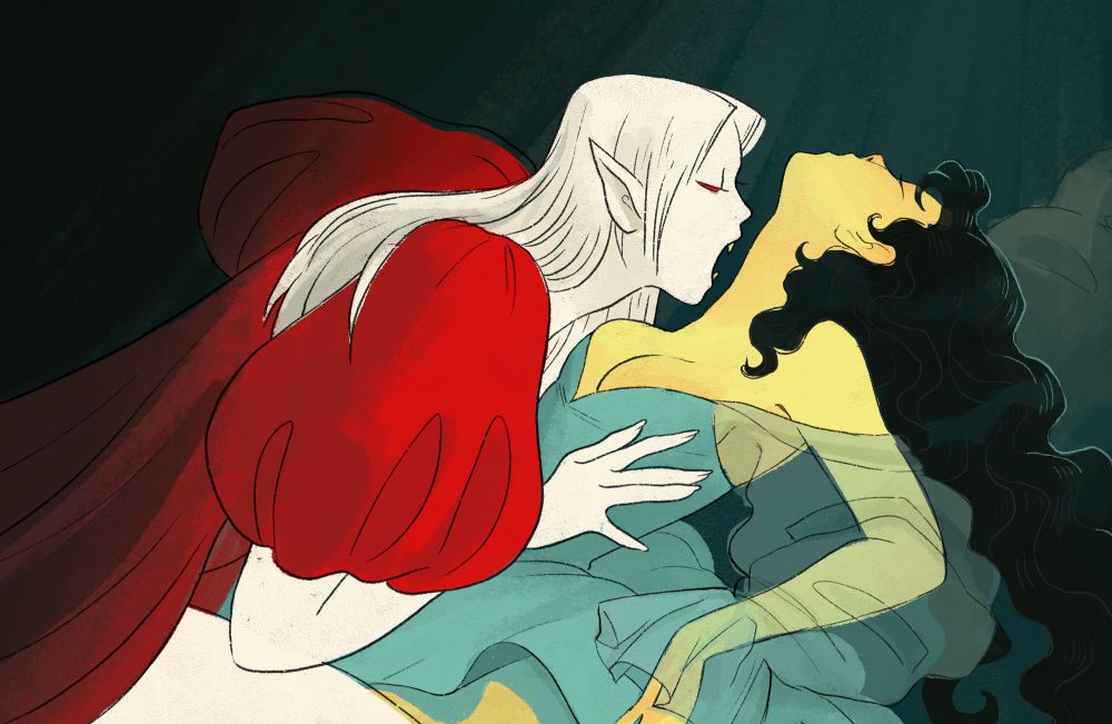 lesbian vampire bite!!!