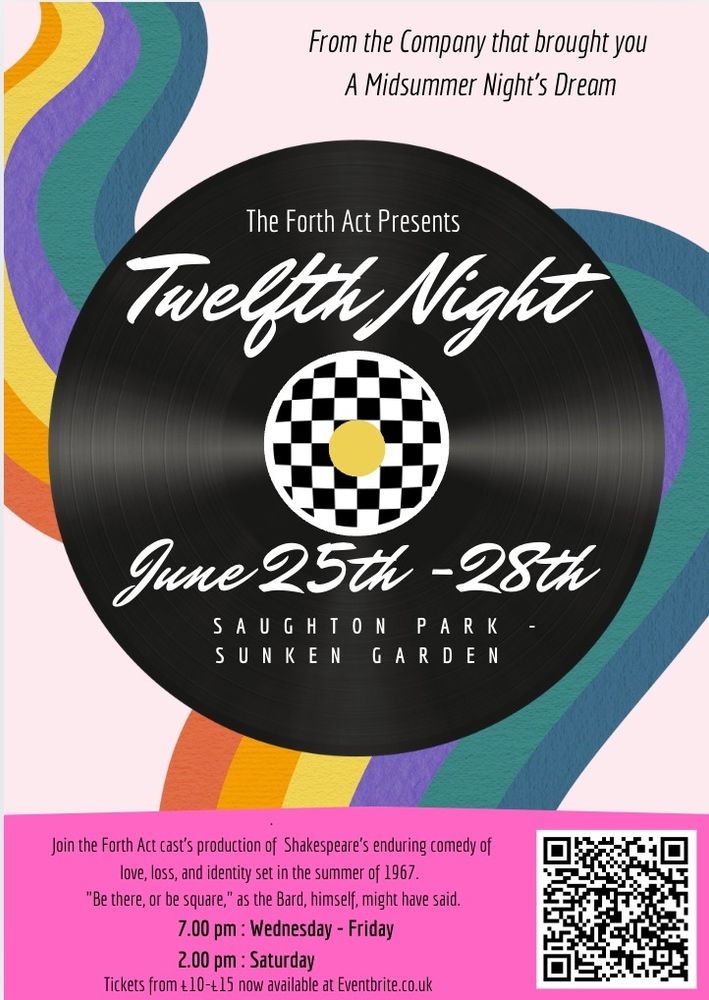 Poster for The Forth Act's 'Twelfth Night'