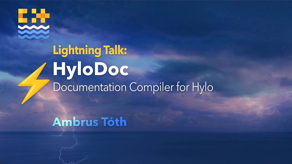 Lightning Talk: HyloDoc - Documentation Compiler for Hylo - Ambrus Tóth - C++ on Sea 2024