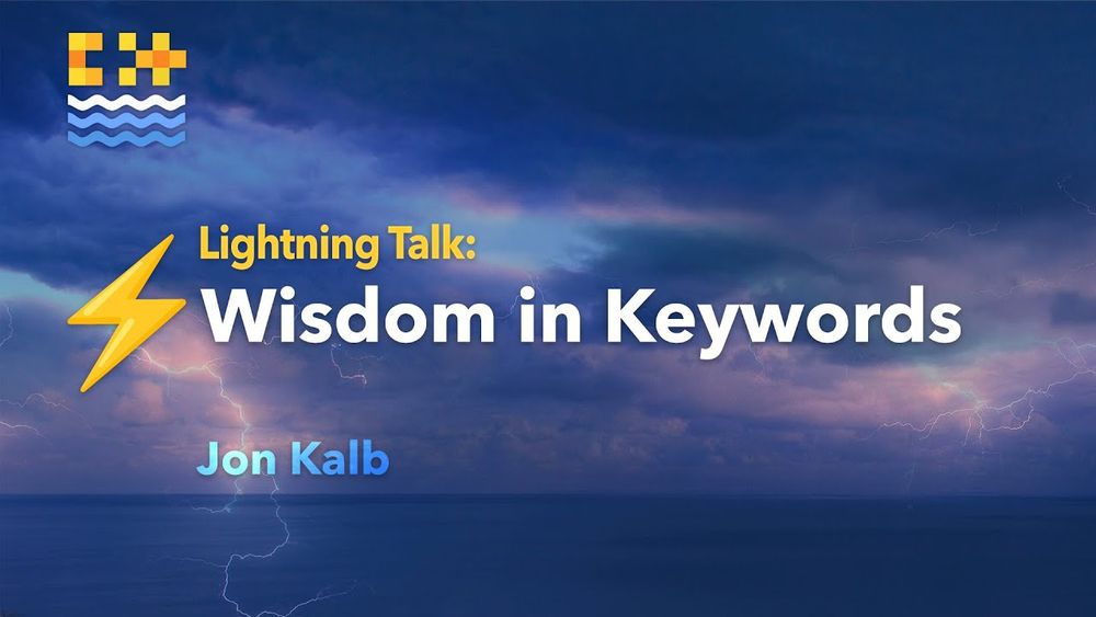 Lightning Talk: Wisdom in C++ Keywords - Sage Programming Tips - Jon Kalb - C++ on Sea 2024
