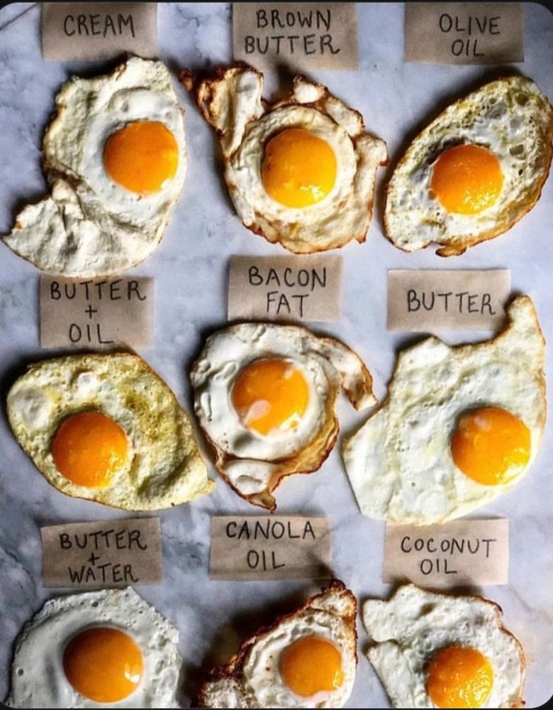 Different ways to fry an egg