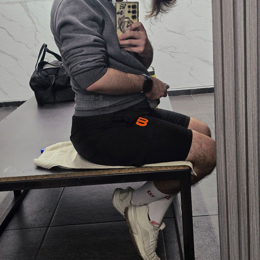 pear dog in the gym