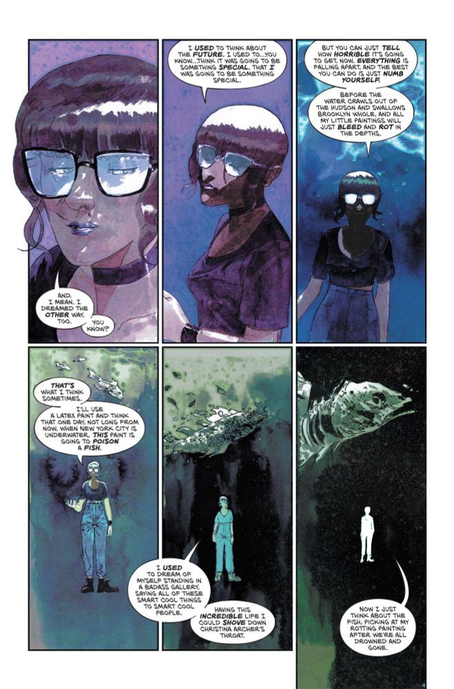 Samples of Simon Bowland's comic book lettering.
