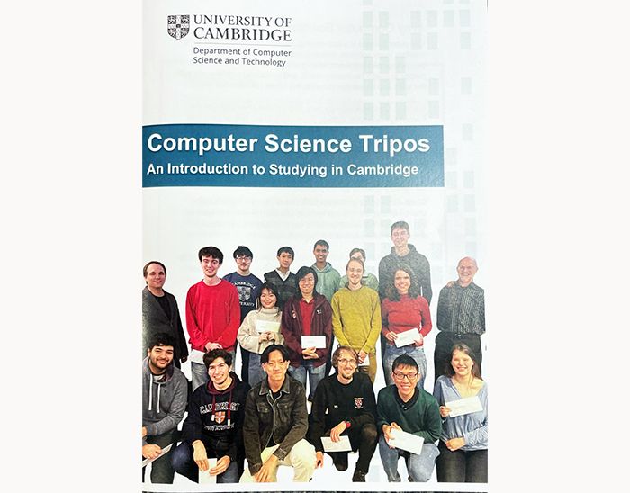 The booklet attendees will pick up on the day explains the structure of our Computer Science degree course, what modules they can take and how to choose the ones that most interest them.