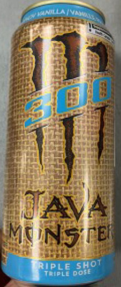 photo de 300 - Java Monster, tripple shot
300 - Java Monster, tripple shot - Monster Risques : Autre risque Motif : Teneur en caféine trop élevée