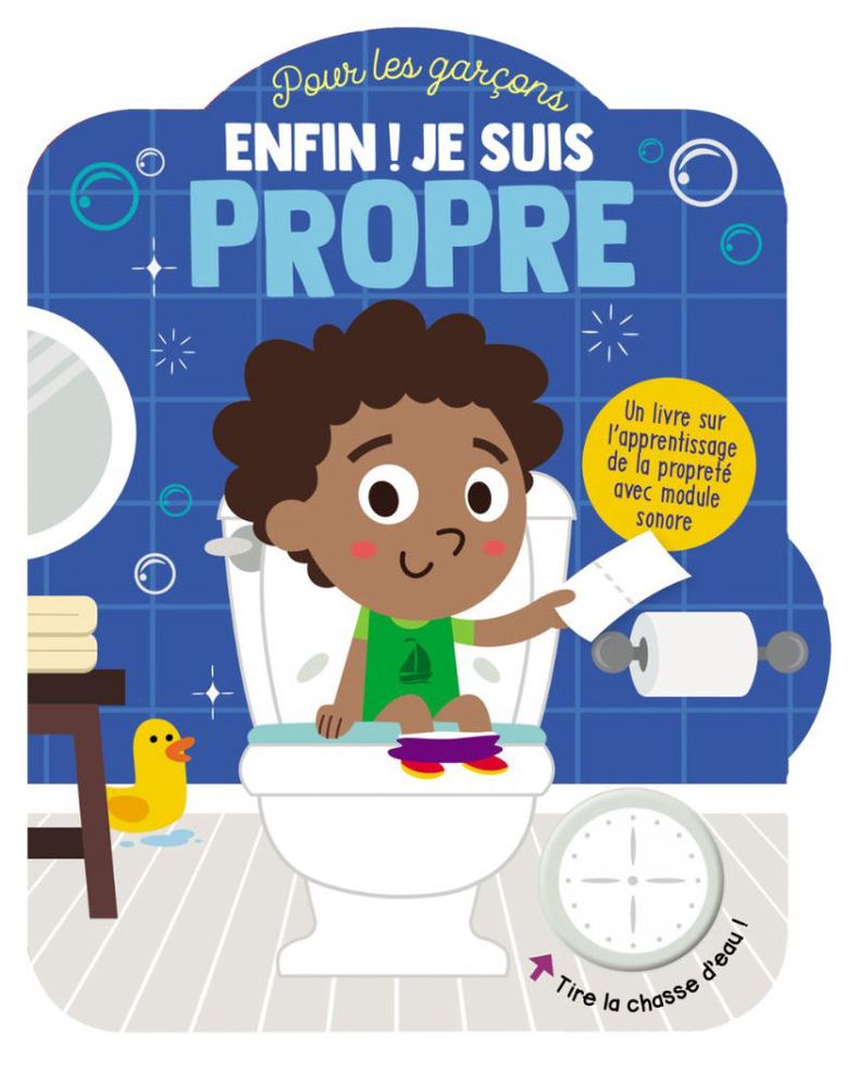 photo de 2 Livres pour enfant portant le titre "Enfin, je suis propre" Pour les garçons / Pour les filles
2 Livres pour enfant portant le titre "Enfin, je suis propre" Pour les garçons / Pour les filles - Editions "petits génies" Risques : Étouffement Motif : Le bouton audio du livre sonore peut se détacher du livre