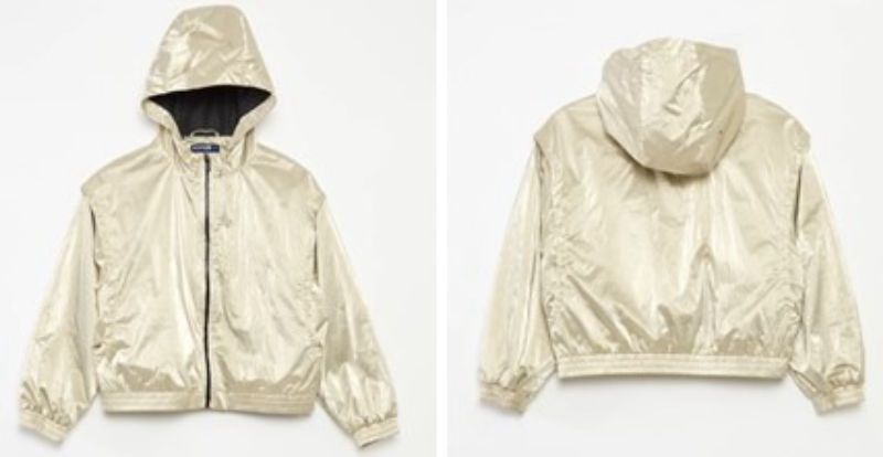 photo de DJP97 coupe vent à capuche métallisé enfant
DJP97 coupe vent à capuche métallisé enfant - KIABI Risques : Risque chimique Motif : Presence de PFAS au dessus des seuils autorisés.