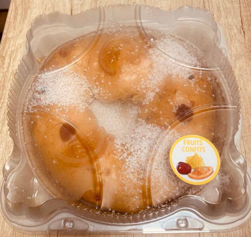 photo de BRIOCHE DE PAQUES AUX FRUITS CONFITS
BRIOCHE DE PAQUES AUX FRUITS CONFITS - SANS MARQUE Risques : Dépassement des limites autorisées de pesticides Motif : Teneur en chlorpyrifos dans les raisins secs supérieure au seuil règlementaire