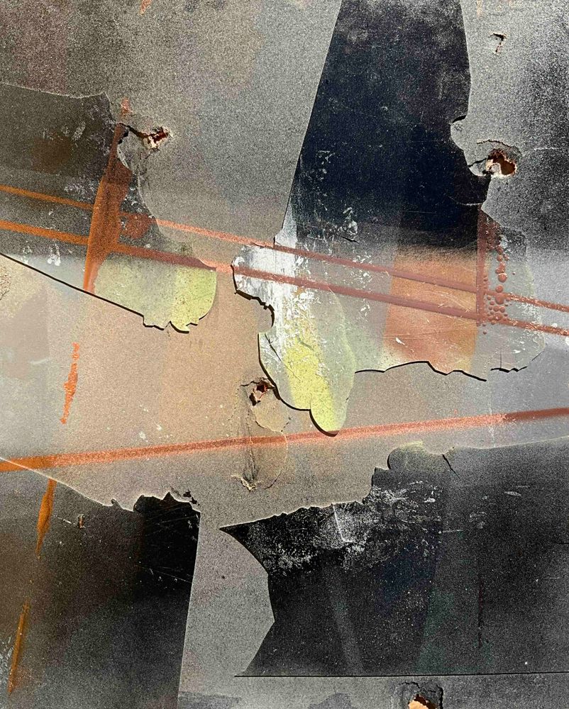 Obra “Blindaje quebrado 1”, por El Gus.