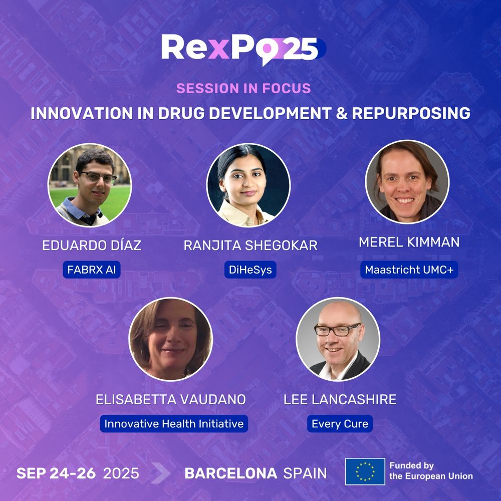 RExPO25 Session in focus: Innovation in drug development and repurposing.