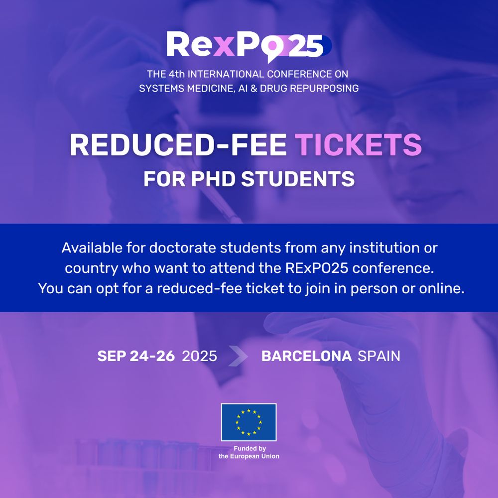 RExPO25 reduced-fee tickets for PhD students.