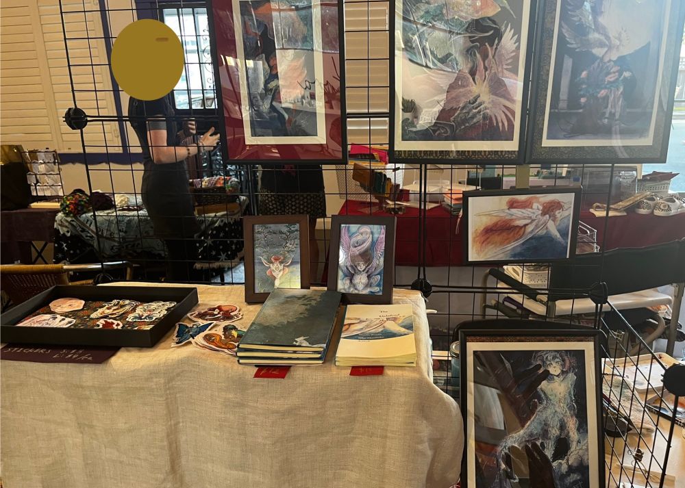 Photo of my table from previous market