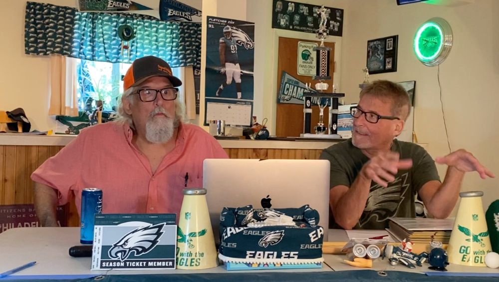 sam on the left, tony on the right, starting up the topic for episode 3, enjoy it, we having fun