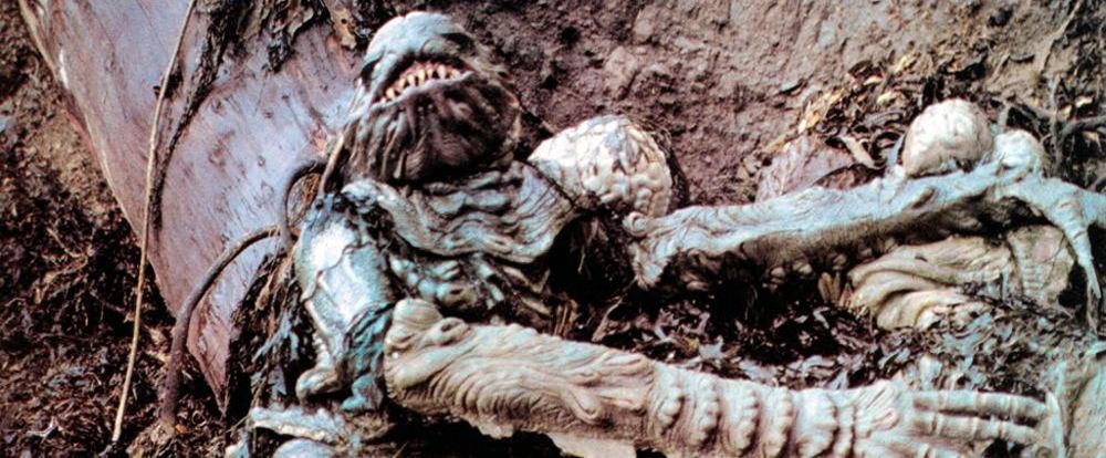 still of an creature from the 1980s Roger-Corman-Production HUMANOIDS FROM THE DEEP