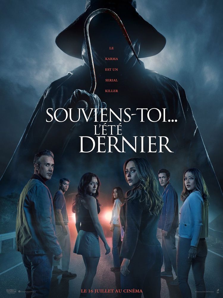 Affiche de Souviens-toi l’été dernier version 2025. C’est re-moche.