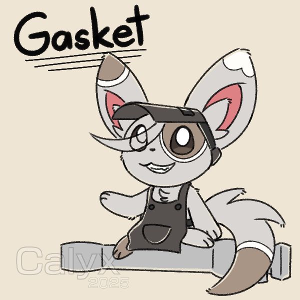 Kelpcheep’s Pokemon character, Gasket the Mincinno.
