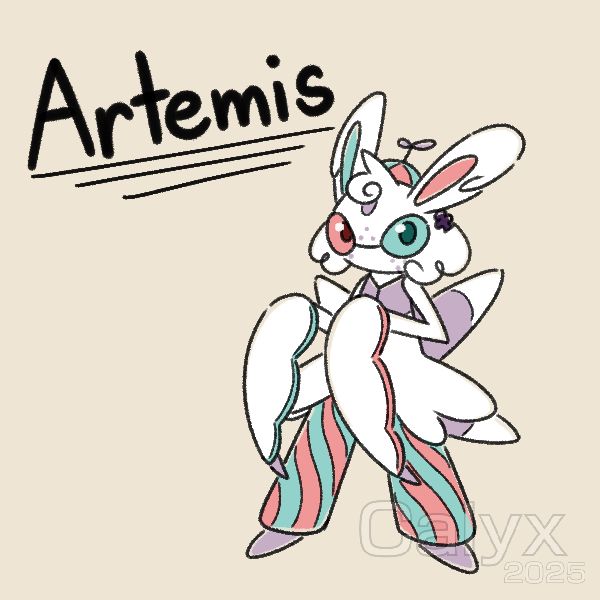 sodapopsgt’s Pokemon Mystery Dungeon OC, Artemis the Lurantis.

#pmd